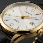 Bulova 30 jewel 14kt gold bezel gents watch