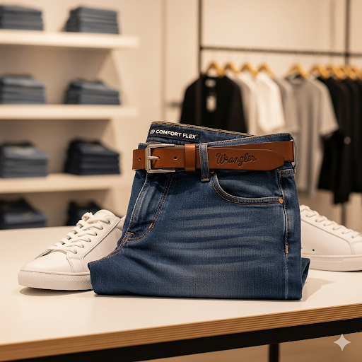 Wrangler Jeans for Men's Comfort Flex Waistband